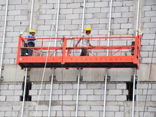 建筑吊籃高空施工時出現意外情況怎么辦?